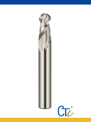 Z2 FRAISE CYLINDRIQUE À BOUT SPHÉRIQUE – HELICE 40º Série Normale