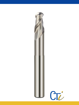 Z2 FRAISE CYLINDRIQUE À BOUT SPHÉRIQUE – HELICE 40º Série Longue