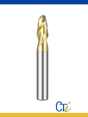 Z2 FRAISE CYLINDRIQUE À BOUT SPHÉRIQUE – HELICE 40º Série ZRN Normale