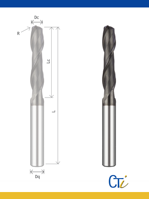 Fraise à Tronçonner 2 Dents Droite HSS - 12mm X 50mm Pour Fraiseuse | Fraise En Bout Droite Pour Métal, Rainures Et Surfaces Planes Fraise Haute Vitesse Acier