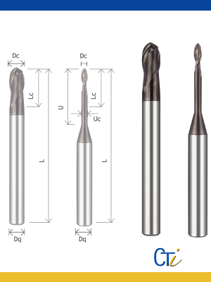 Z2 FRAISE CYLINDRIQUE SPHÉRIQUE – Série Longue