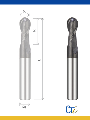 Z2 FRAISE CYLINDRIQUE SPHÉRIQUE – Série Normale
