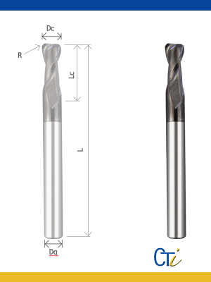 Z2 FRAISE TORIQUE Avec rayon