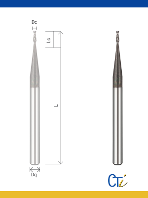 Z2 MICRO FRAISE – Queue de 4