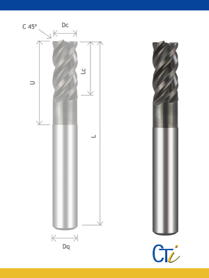 Z5 TROCHOÏDALE : FRAISE HAUTE PERFORMANCE