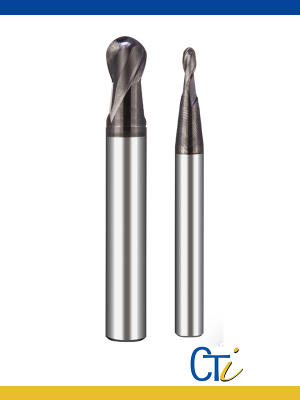 Z2 FRAISE CYLINDRIQUE SPHÉRIQUE 70HRC – Série Longue