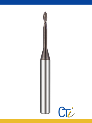 Z2 MICRO FRAISE CYLINDRIQUE SPHÉRIQUE 62 HRC – Queue de 4