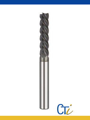 Z4 FRAISE CYLINDRIQUE EN BOUT EBAUCHE SEMI-FINITION 45º – Série Longue