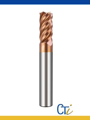 Z5 HELIX : FRAISE CYLINDRIQUE DV  43º/45º – avec rayon <65HRC