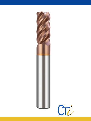 Z5 HELIX : FRAISE CYLINDRIQUE  DV 43º/45º Radio <55HRC - Trou d'huile